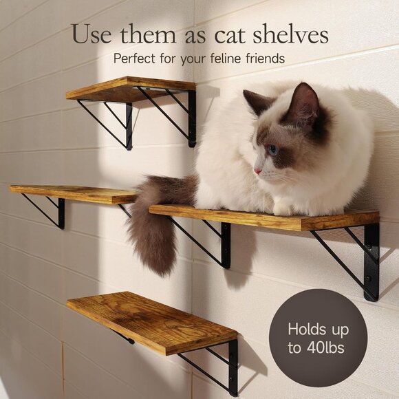 Wall Shelves for Bedroom Decor, Floating Wall Shelves for Living Room Kitchen St - Picture 9 of 9